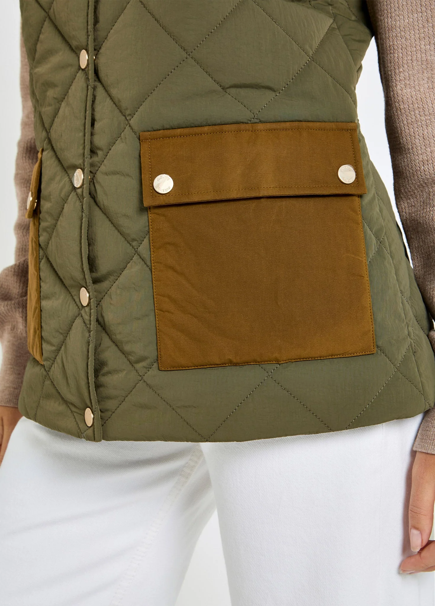 Clashmore Women's Quilted Vest - Kelp - Image 6