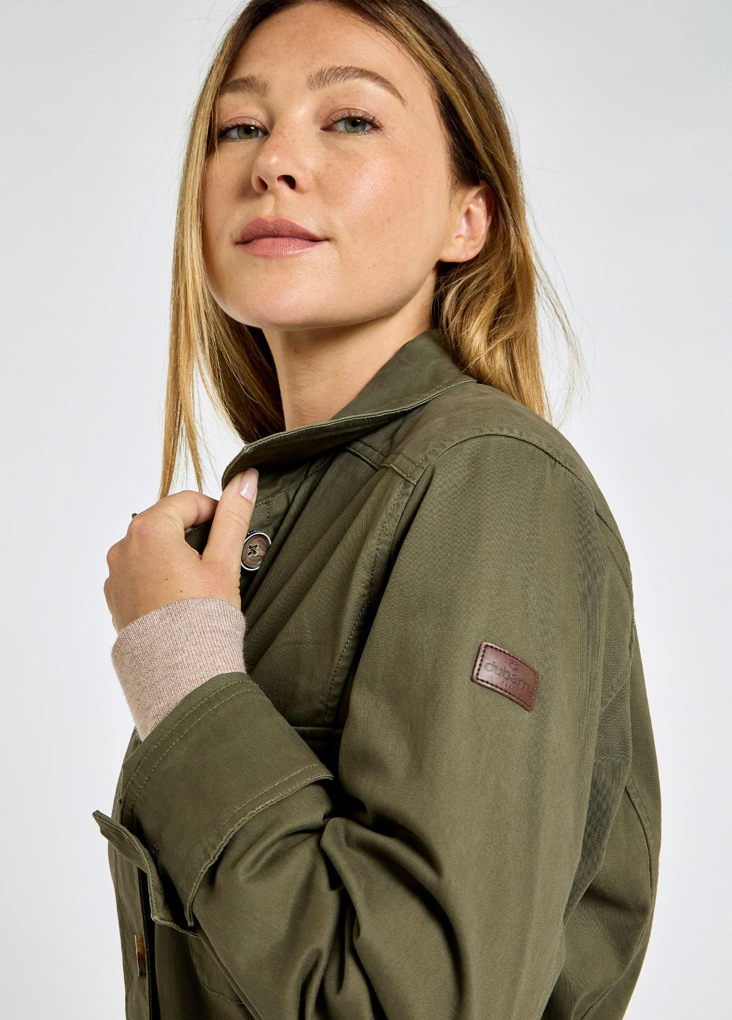 Hudson Women’s Chino Field Jacket - Kelp - Image 5