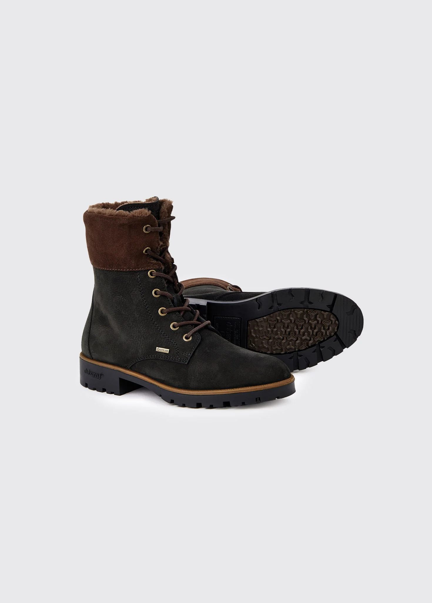 Glengarriff Ladies Insulated Ankle Boot - Black - Image 3