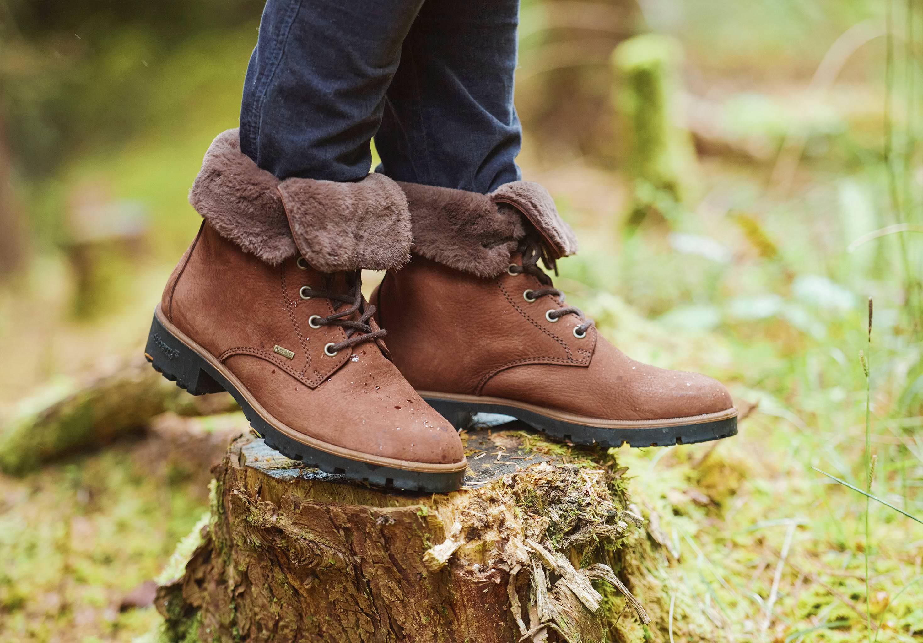 Glengarriff Ladies Insulated Ankle Boot - Walnut - Image 3