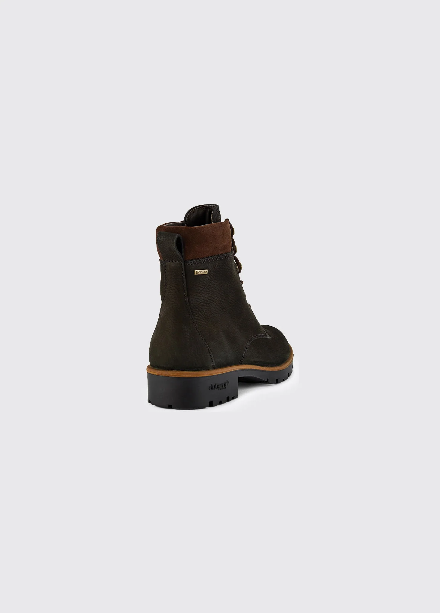Strokestown Ladies' Lace Up Ankle Boot - Black - Image 6
