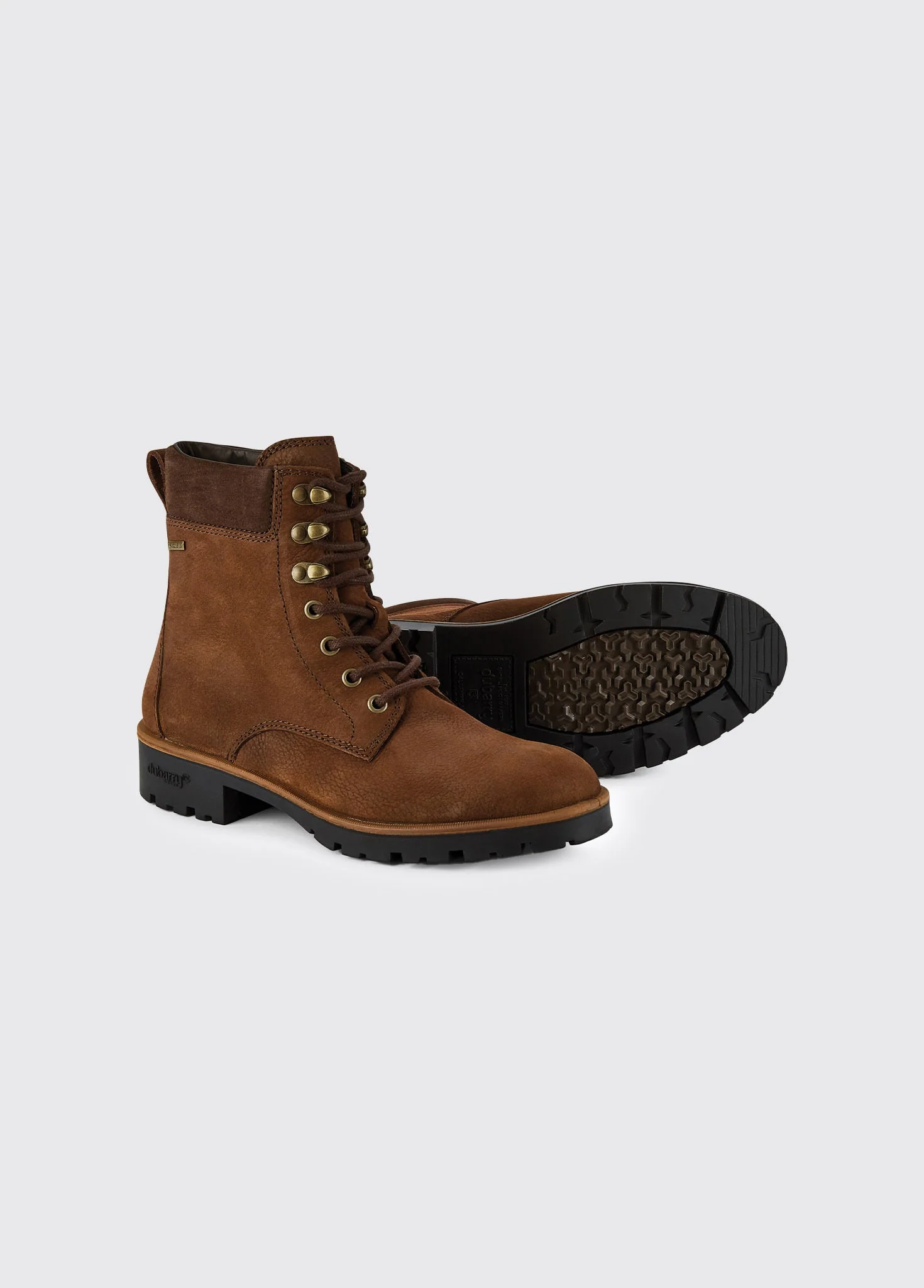 Strokestown Ladies' Lace Up Ankle Boot - Walnut - Image 3