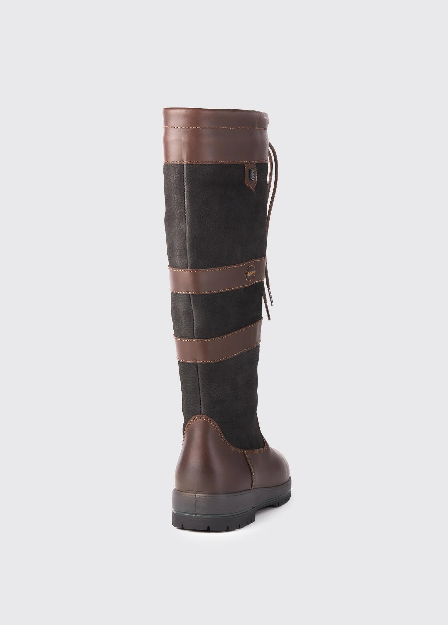 Galway Ladies Country Boot - Black/Brown - Image 6
