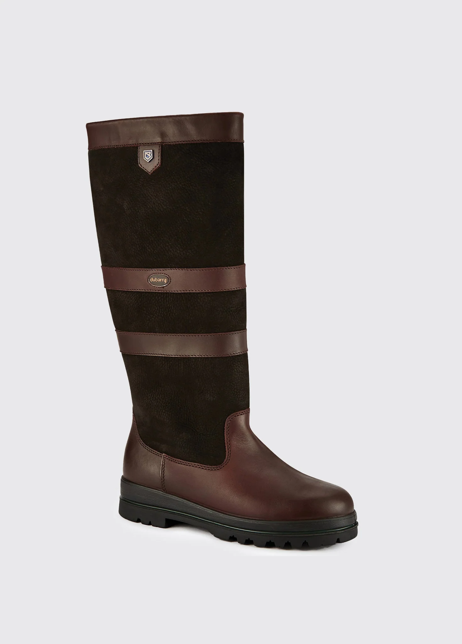 Kilternan Ladies Insulated Country Boot - Black/Brown - Image 4