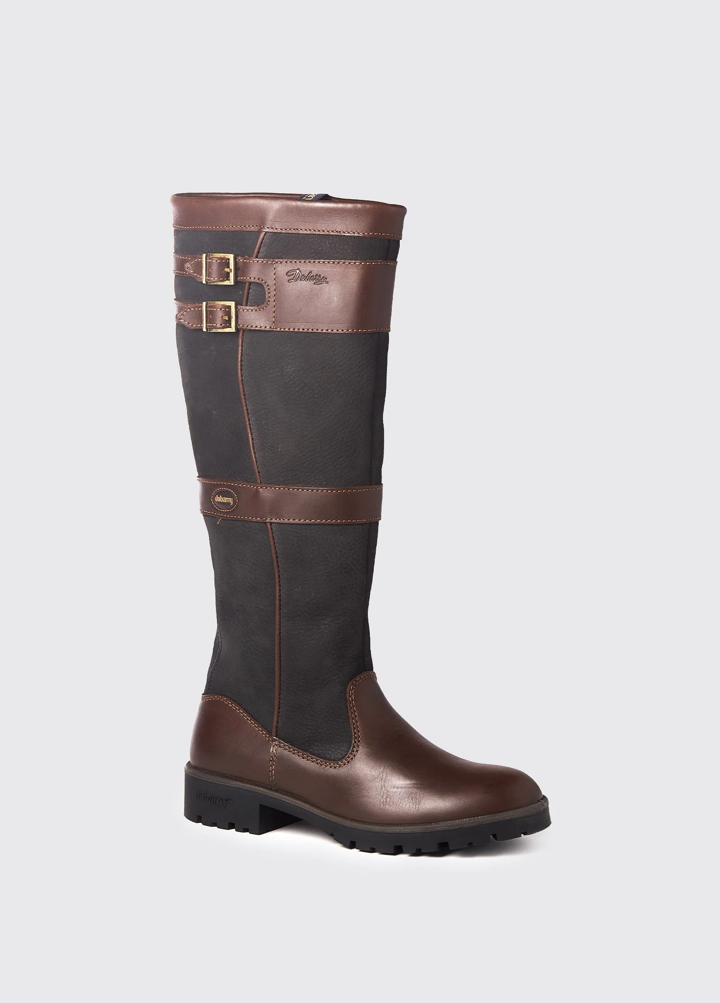 Longford Ladies' Country Boot - Black/Brown - Image 5