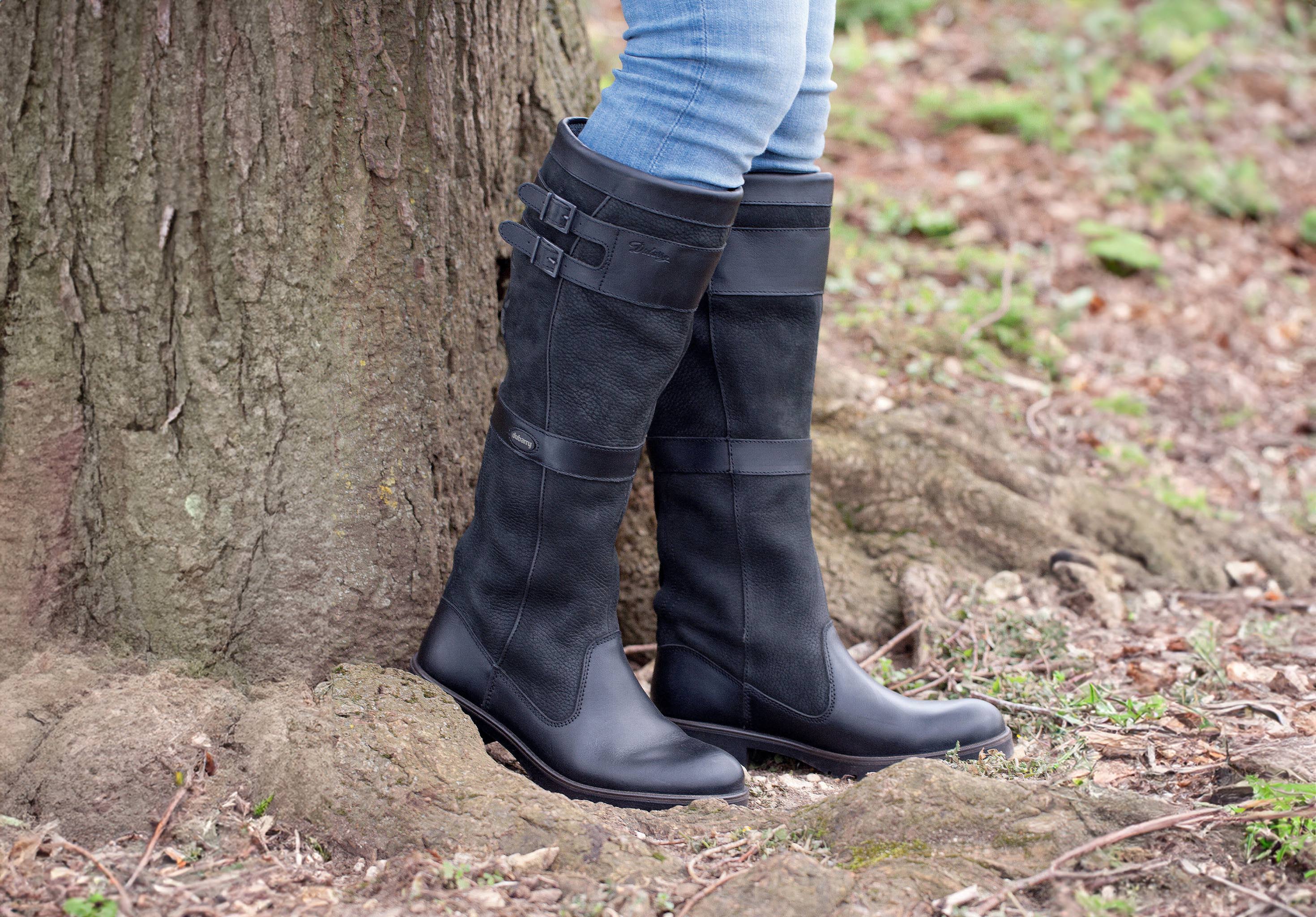 Longford Ladies' Country Boot - Black - Image 3