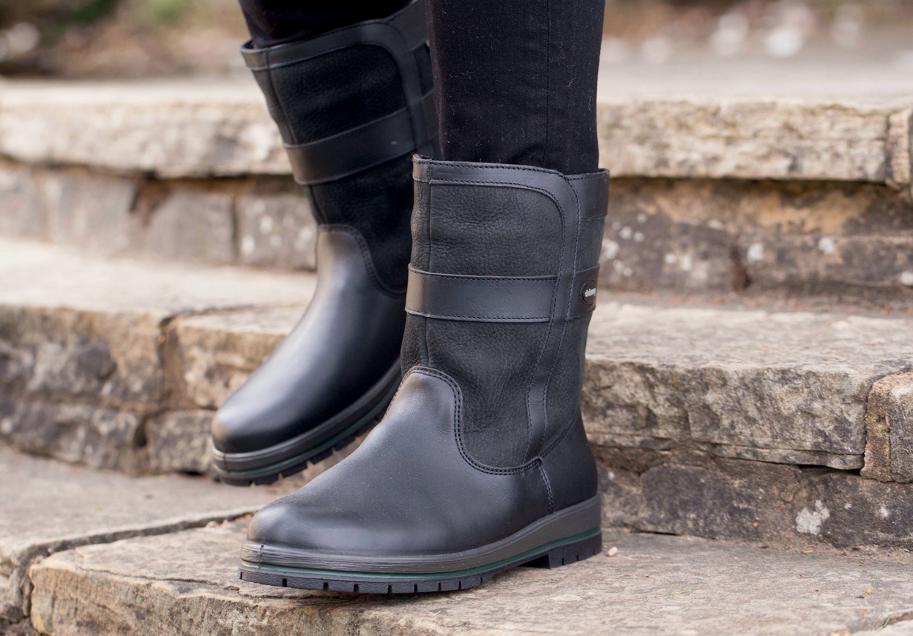 Roscommon Ladies' Short Rain Boot - Black - Image 3