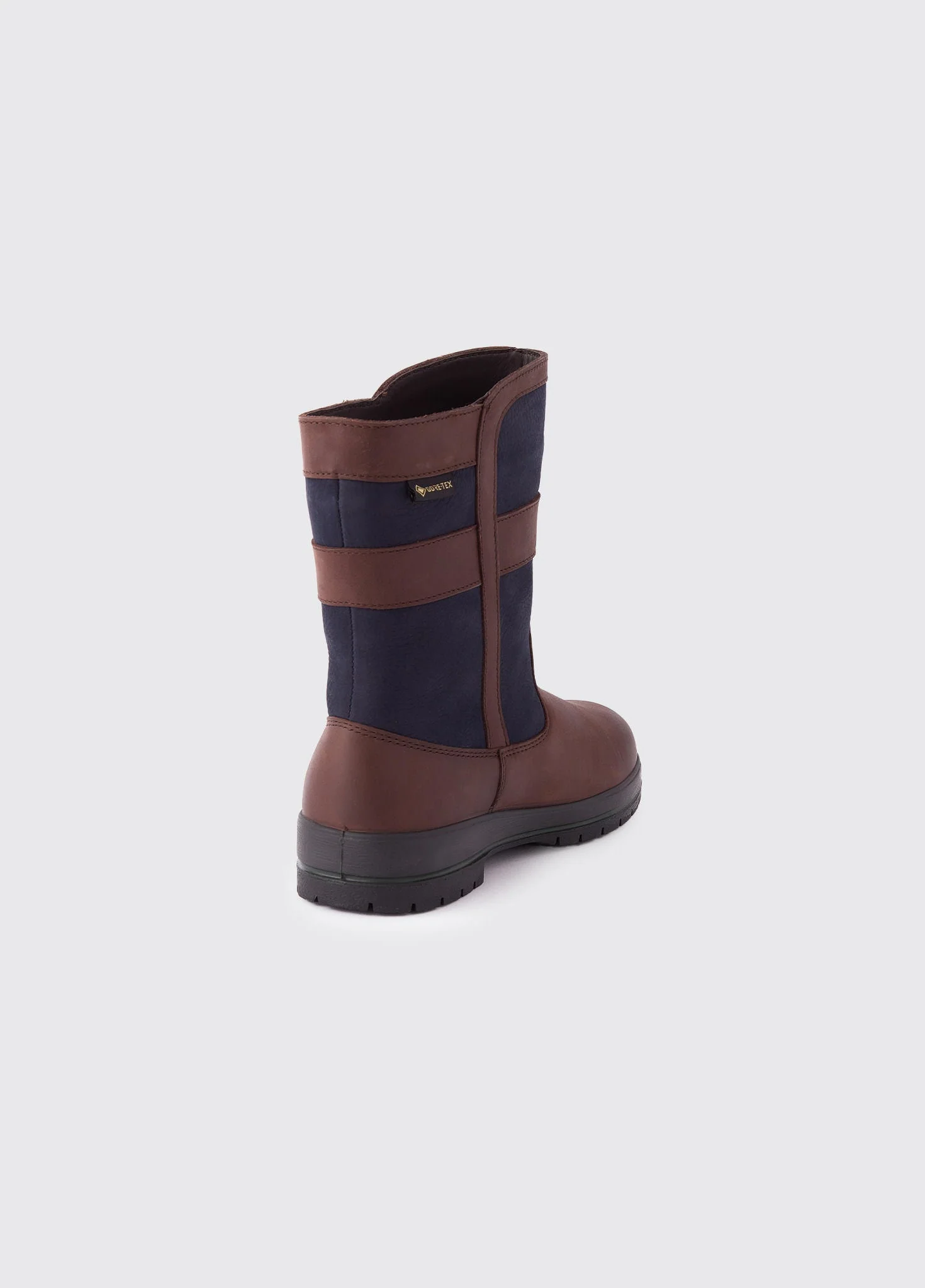 Roscommon Ladies' Short Rain Boot - Navy/Brown - Image 6