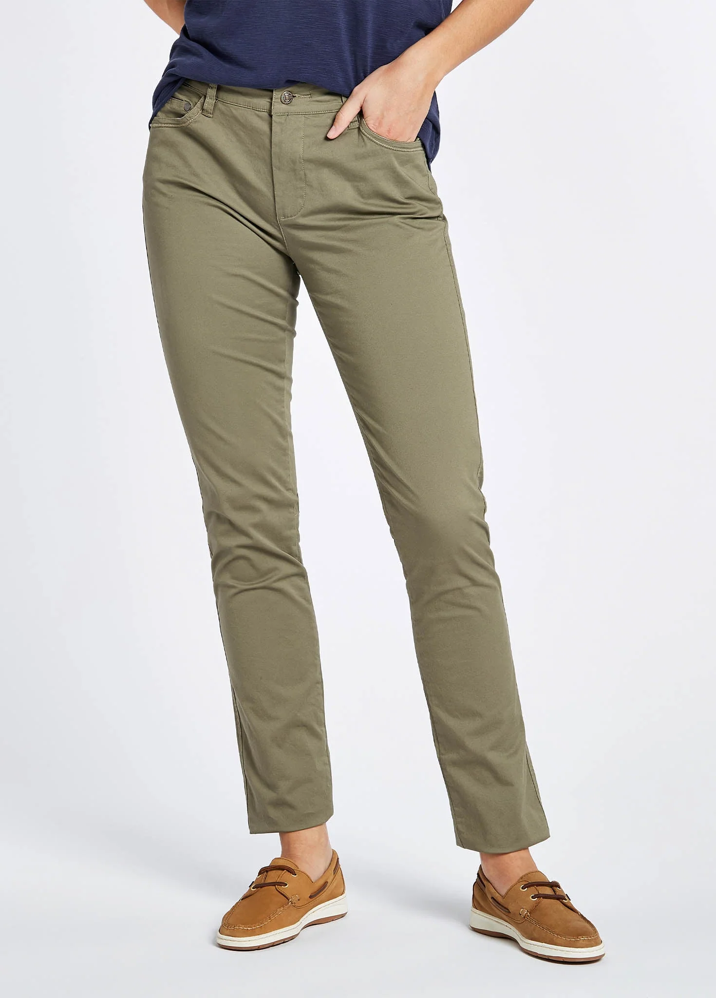 Greenway Ladies' Jeans - Pesto - Image 3