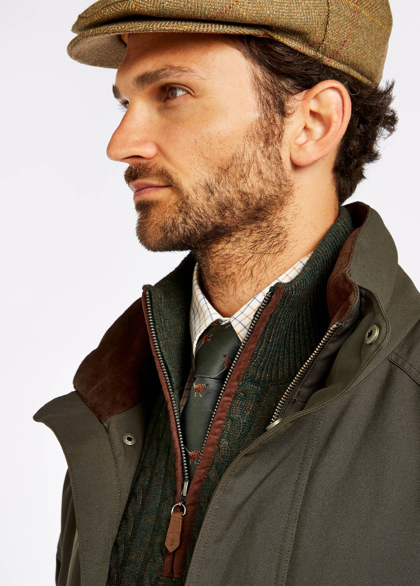 Rosleague Men's Field Coat - Ivy - Image 6