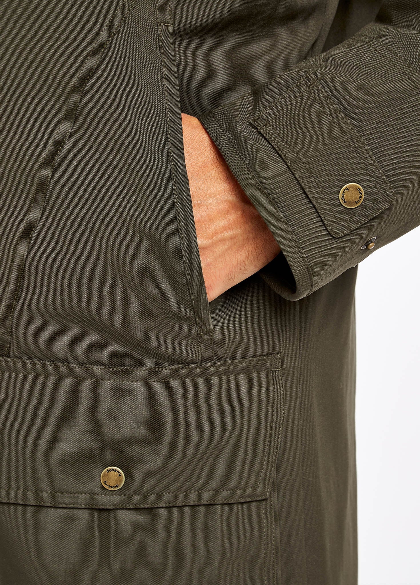 Rosleague Men's Field Coat - Ivy - Image 7