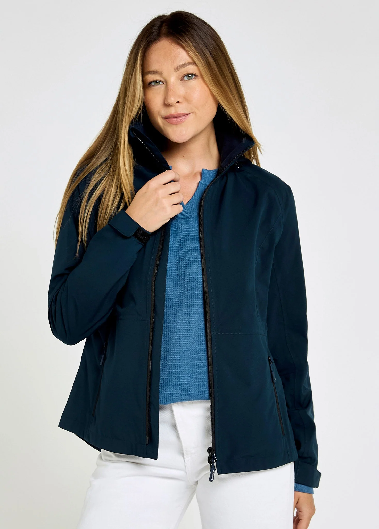 Seamills Women's Lightweight Waterproof Jacket - Navy - Image 3