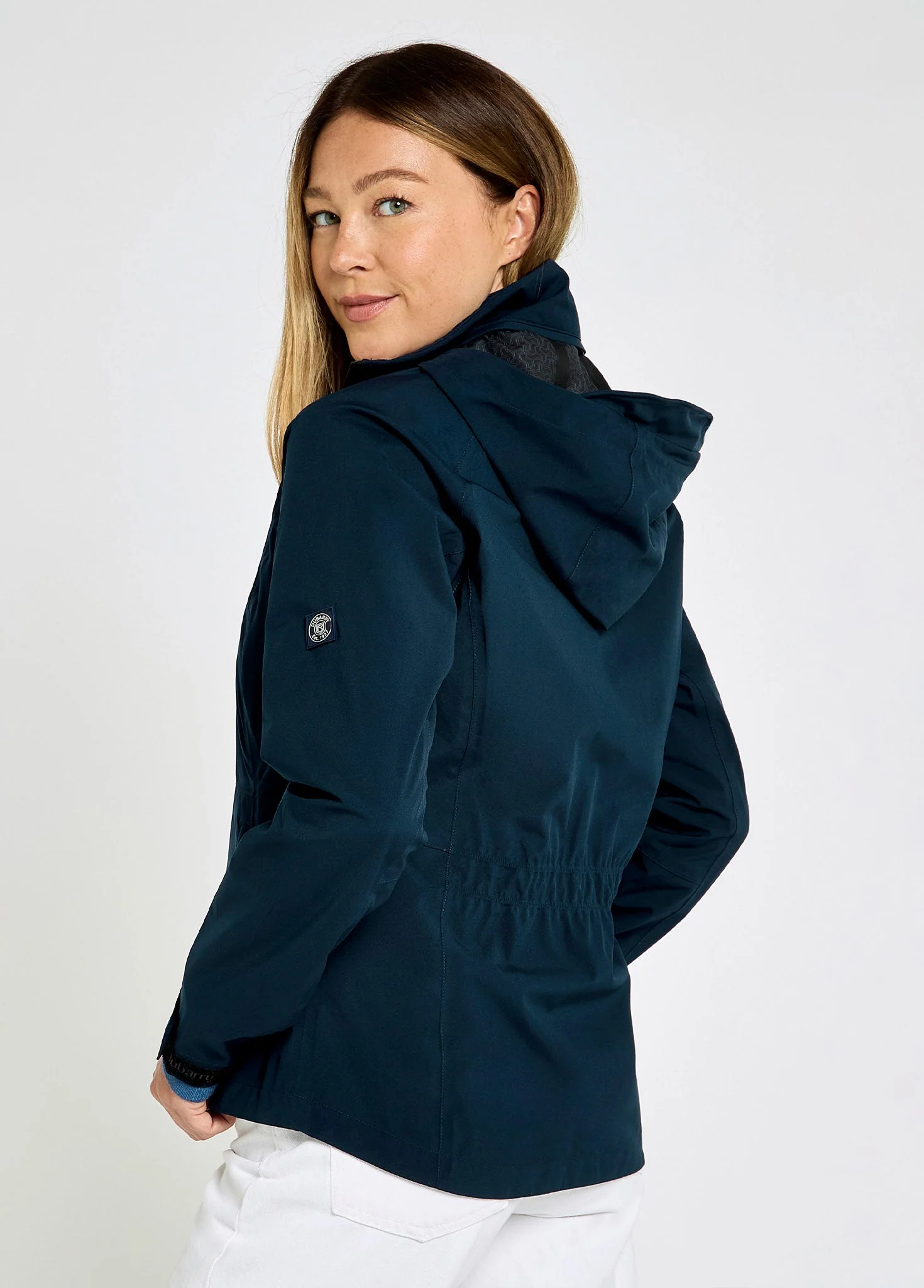 Seamills Women's Lightweight Waterproof Jacket - Navy - Image 4